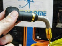 Fiberglass video inspection probe for ducts and tubes