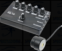 Wall contact microphones