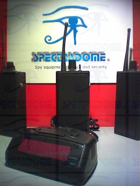 Spy alarm clock transmitter