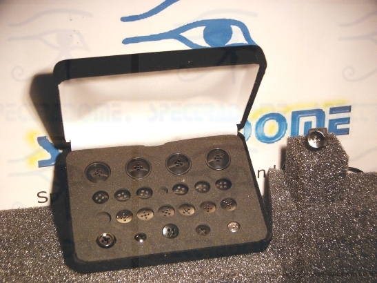 Hidden pinhole camera with button head or screw