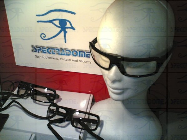 Professional wired spy glasses