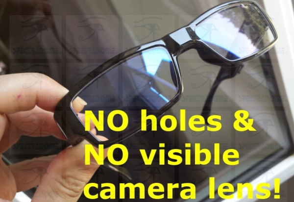 Truly invisible HD AV surveillance eyeglasses