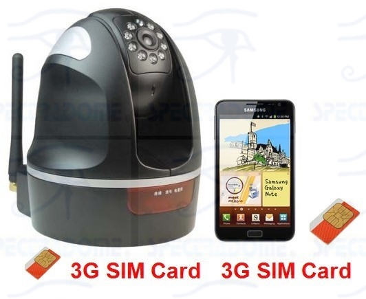 Caméra vidéo infrarouge portable 3G