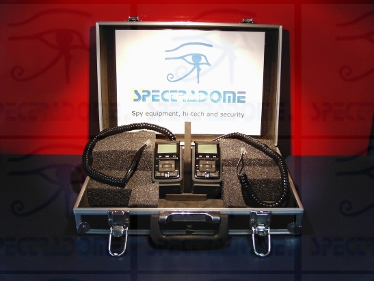 Portable system for secure landline calls