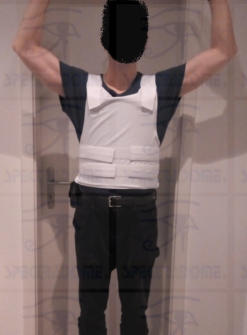 Gilet anti-couteau invisible