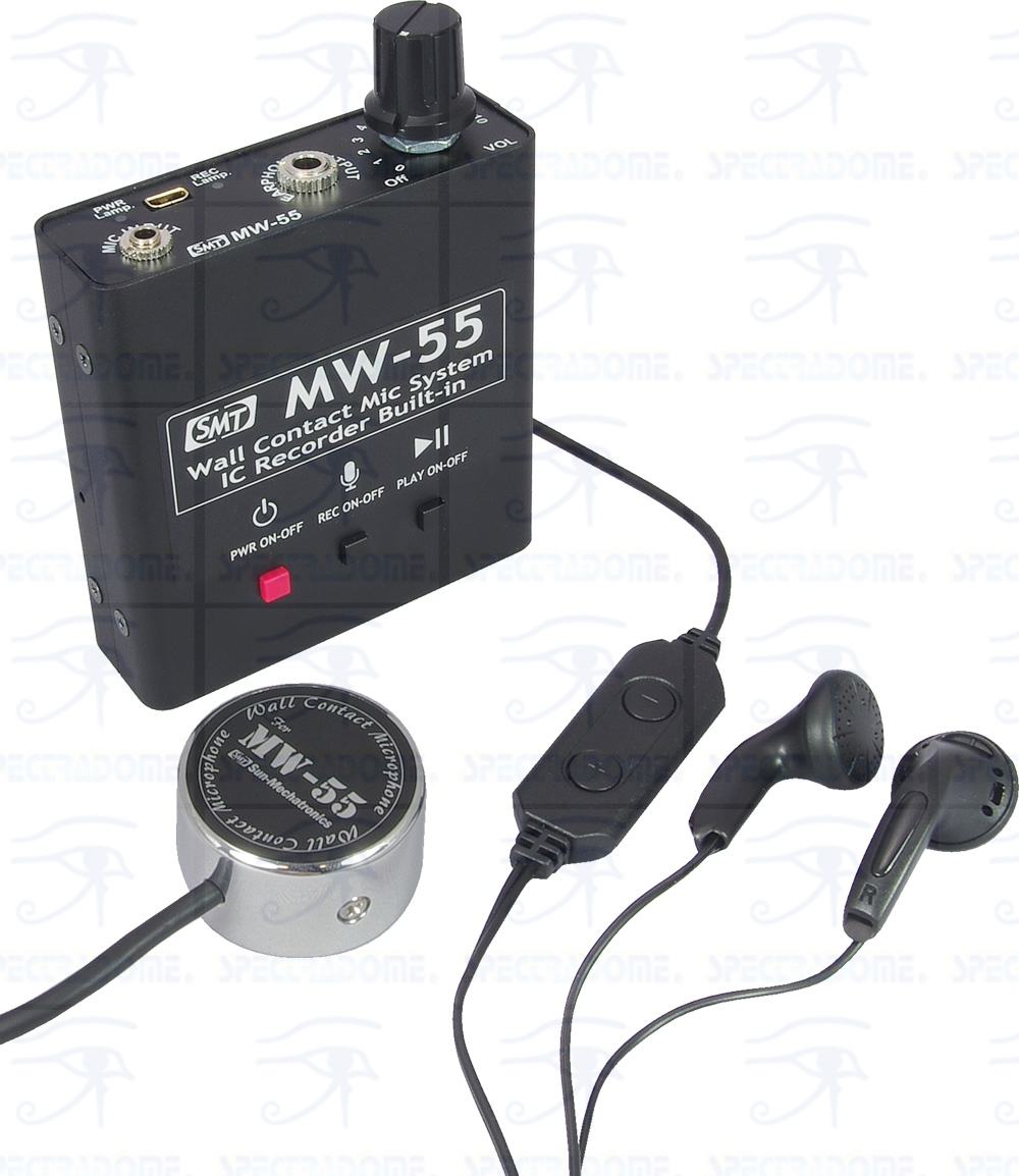 Micrófono de pared con grabador digital integrado
